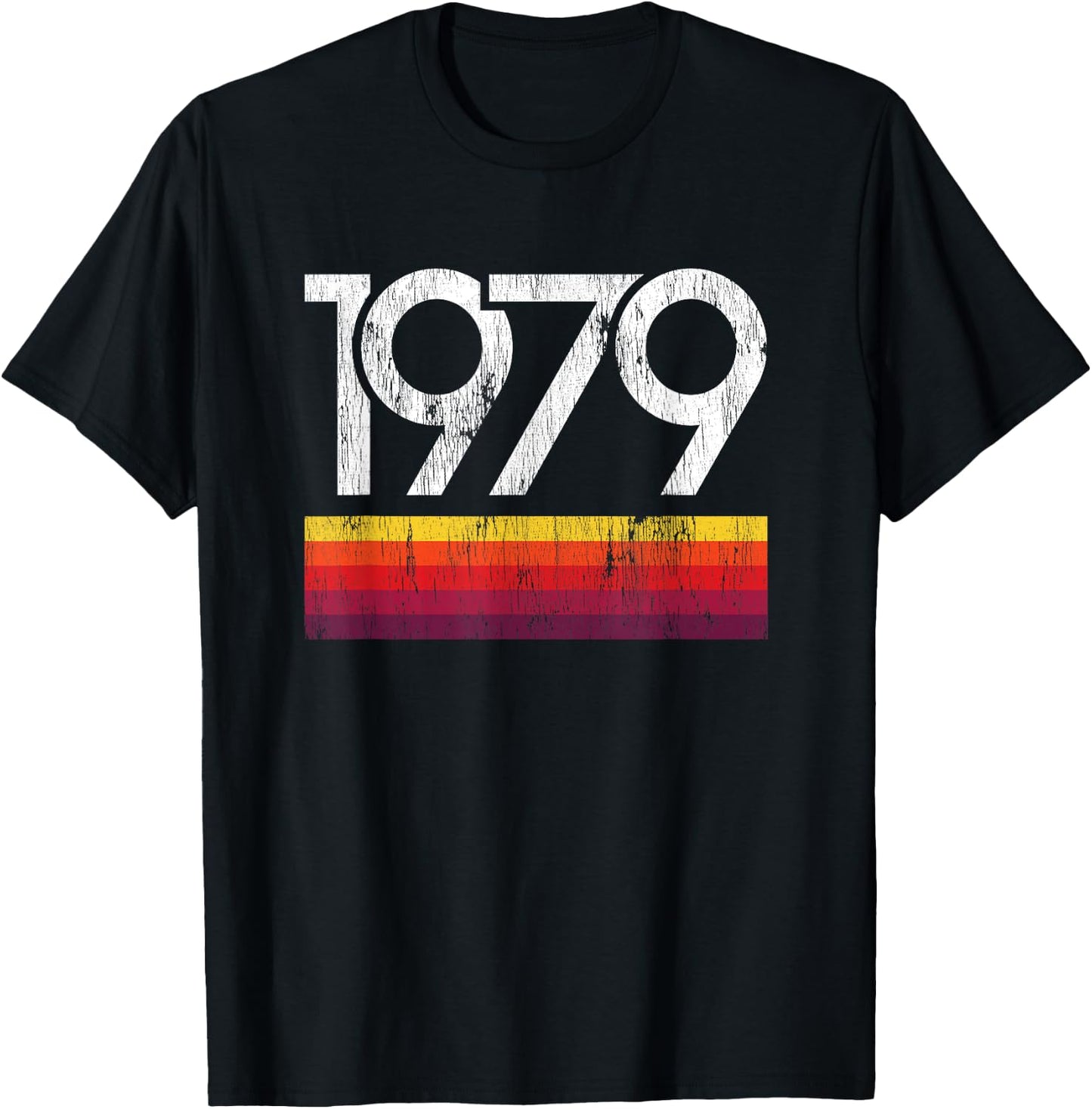 Retro Vintage 1979 Birthday T-Shirt - T-Shirt | Black