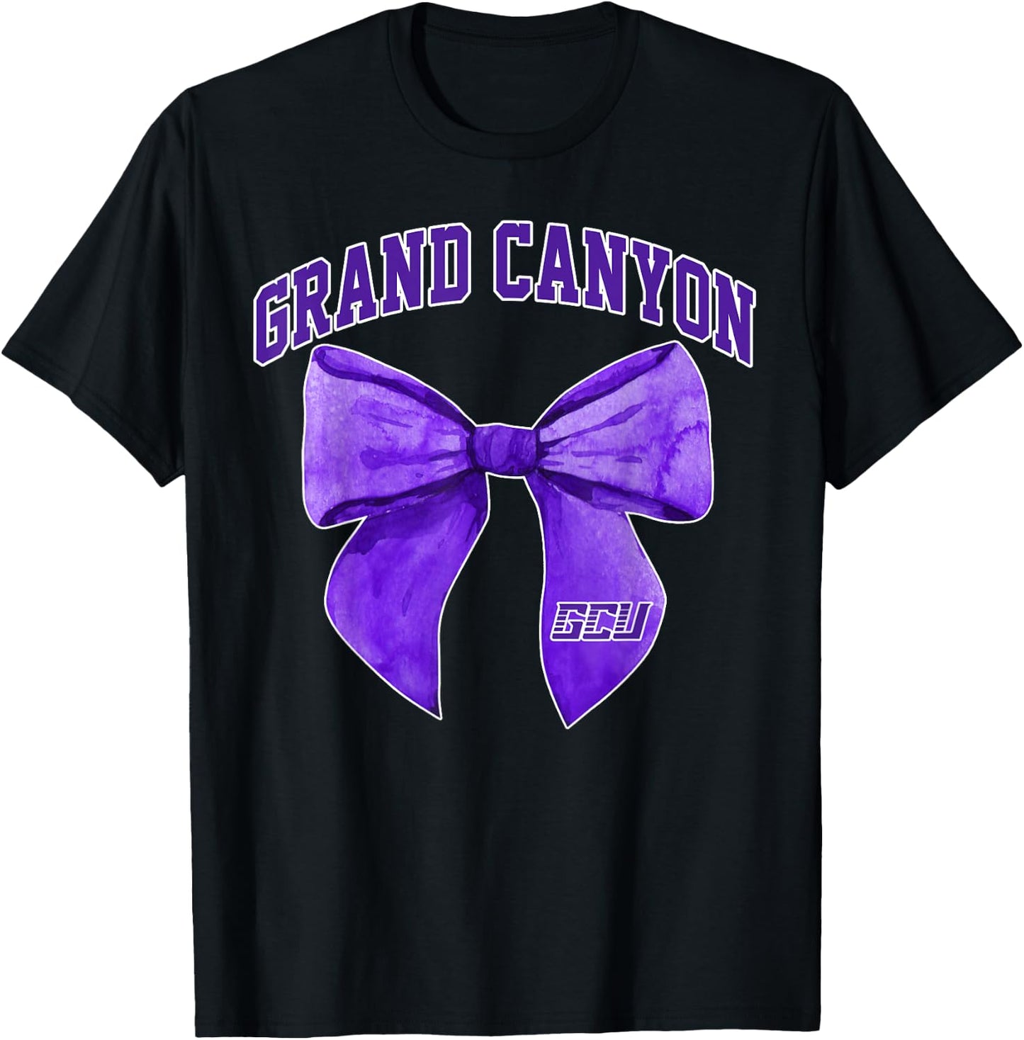 Grand Canyon University Bow Vintage Athletics Girls T-Shirt - T-Shirt | Black