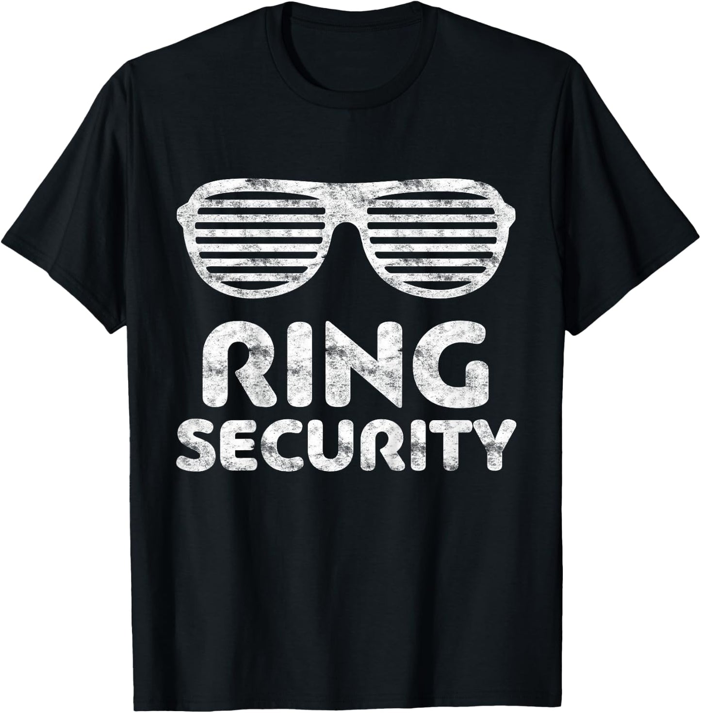 Kids Ring Security Shirt Kids Little Boys Ring Bearer T-Shirt - T-Shirt | Black