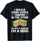 Cool Comic Book Design Women Comic Book Collector T-Shirt - T-Shirt | Black