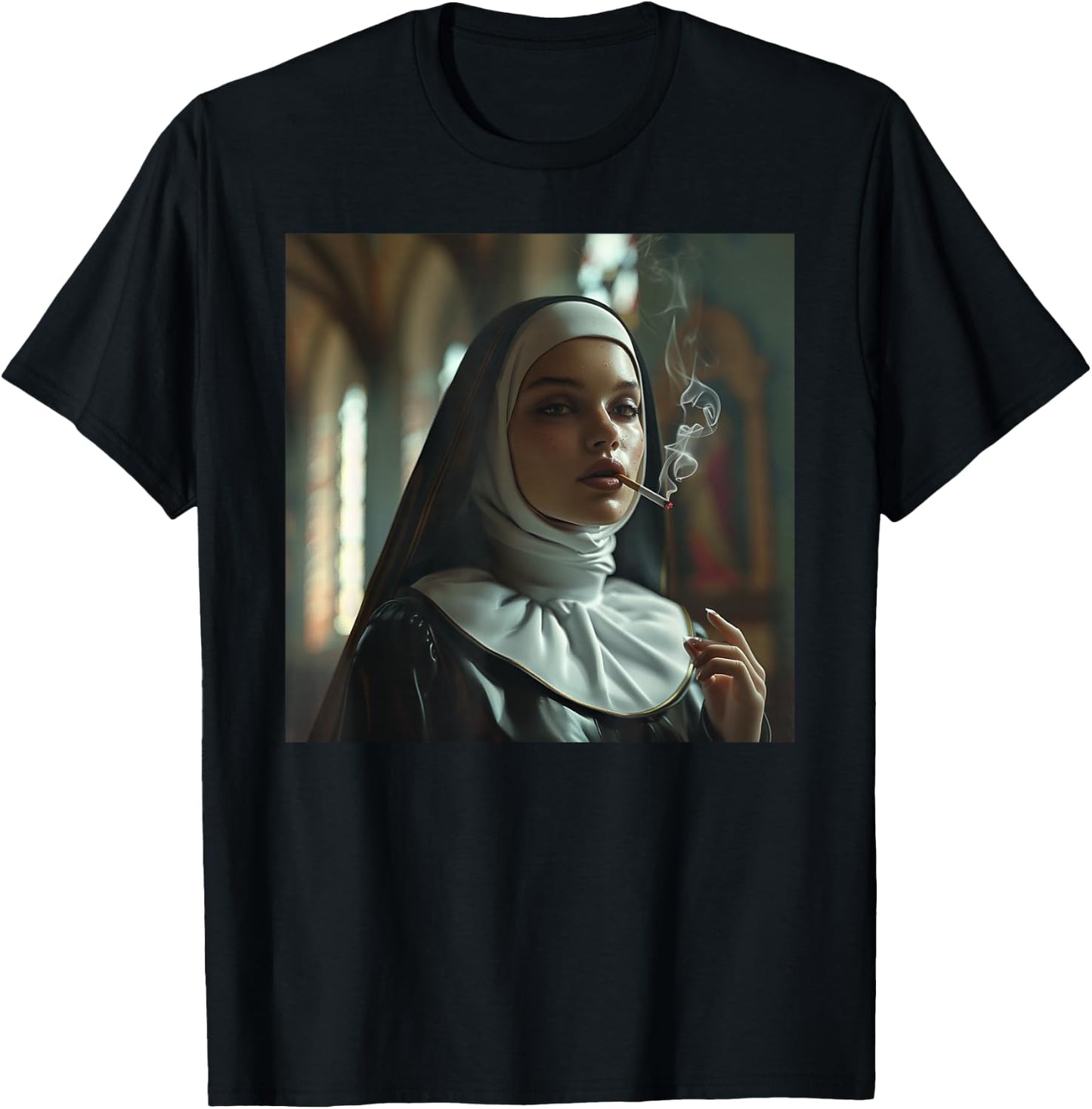 Beautiful rebellious nun, rebellious nun T-Shirt - T-Shirt | Black