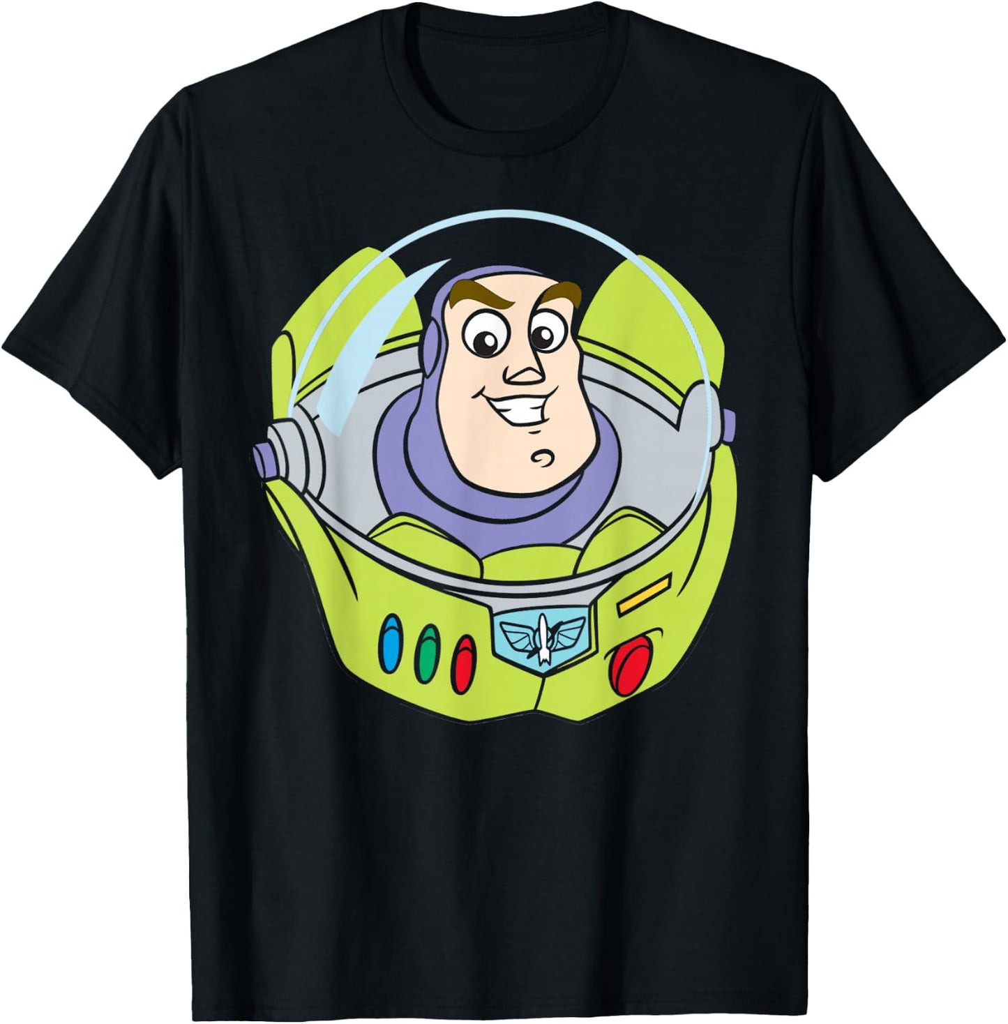Disney Pixar Toy Story Buzz Lightyear Big Face T-Shirt - T-Shirt | Black