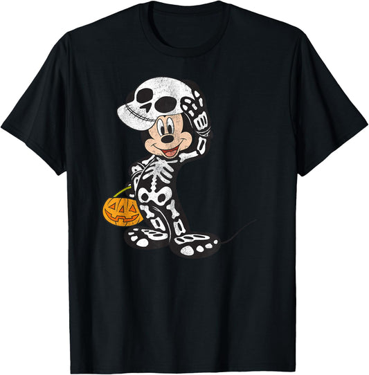 Disney - Mickey Mouse Skeleton Costume T-Shirt - T-Shirt | Black