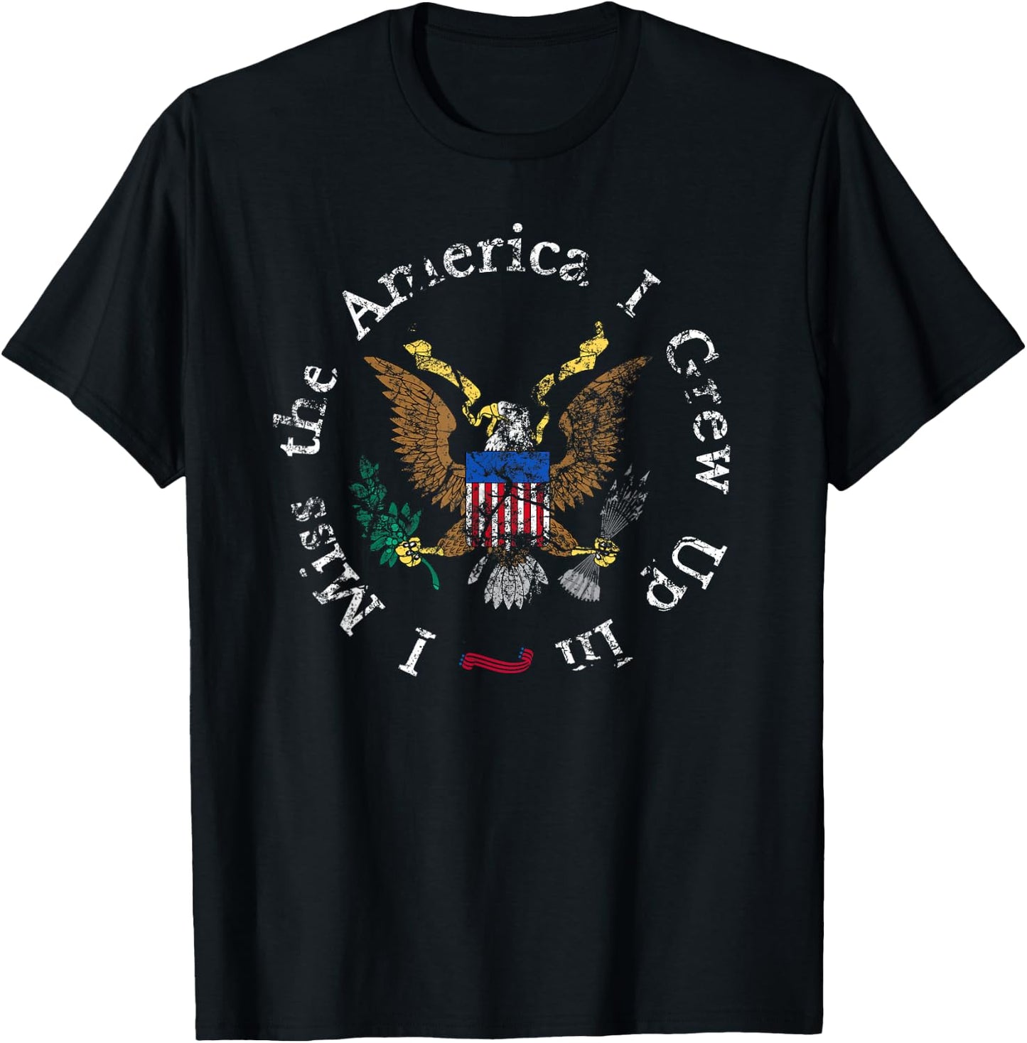 I Miss the America I Grew Up In T-Shirt - T-Shirt | Black