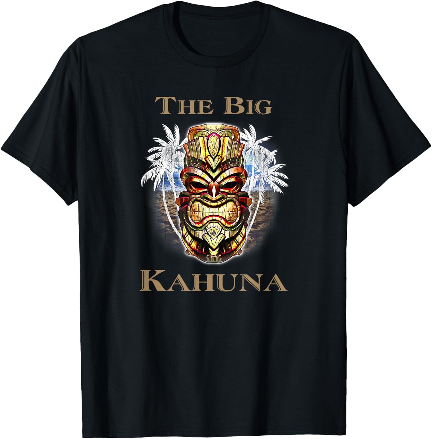 The Big Kahuna Tiki T-Shirt - T-Shirt | Black