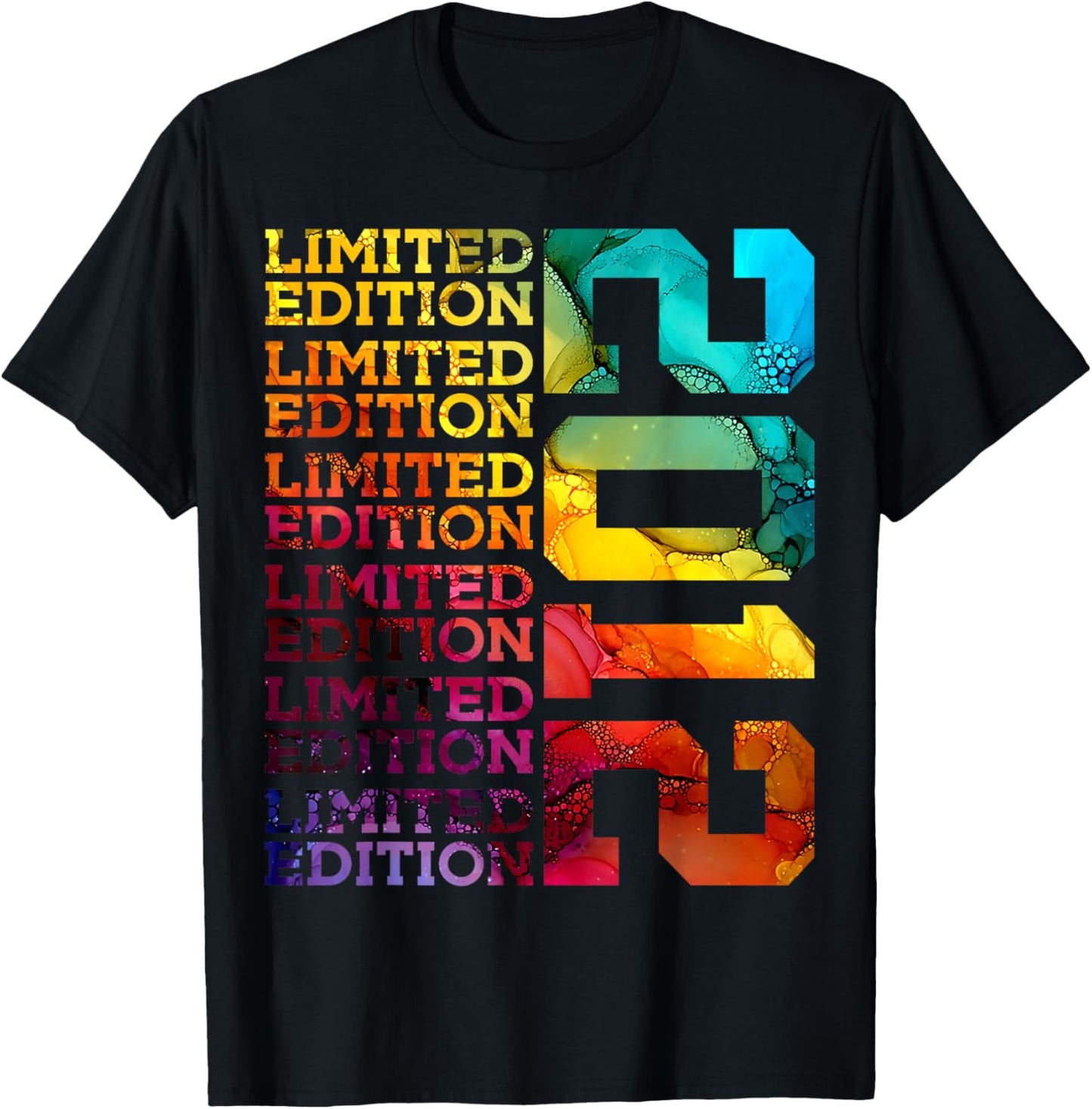 14 Years Limited Edition 2012 14TH Birthday T-Shirt - T-Shirt | Black