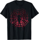 Marvel Spider-Man Silhouetted Long-Legged Logo Web Glow T-Shirt - T-Shirt | Black