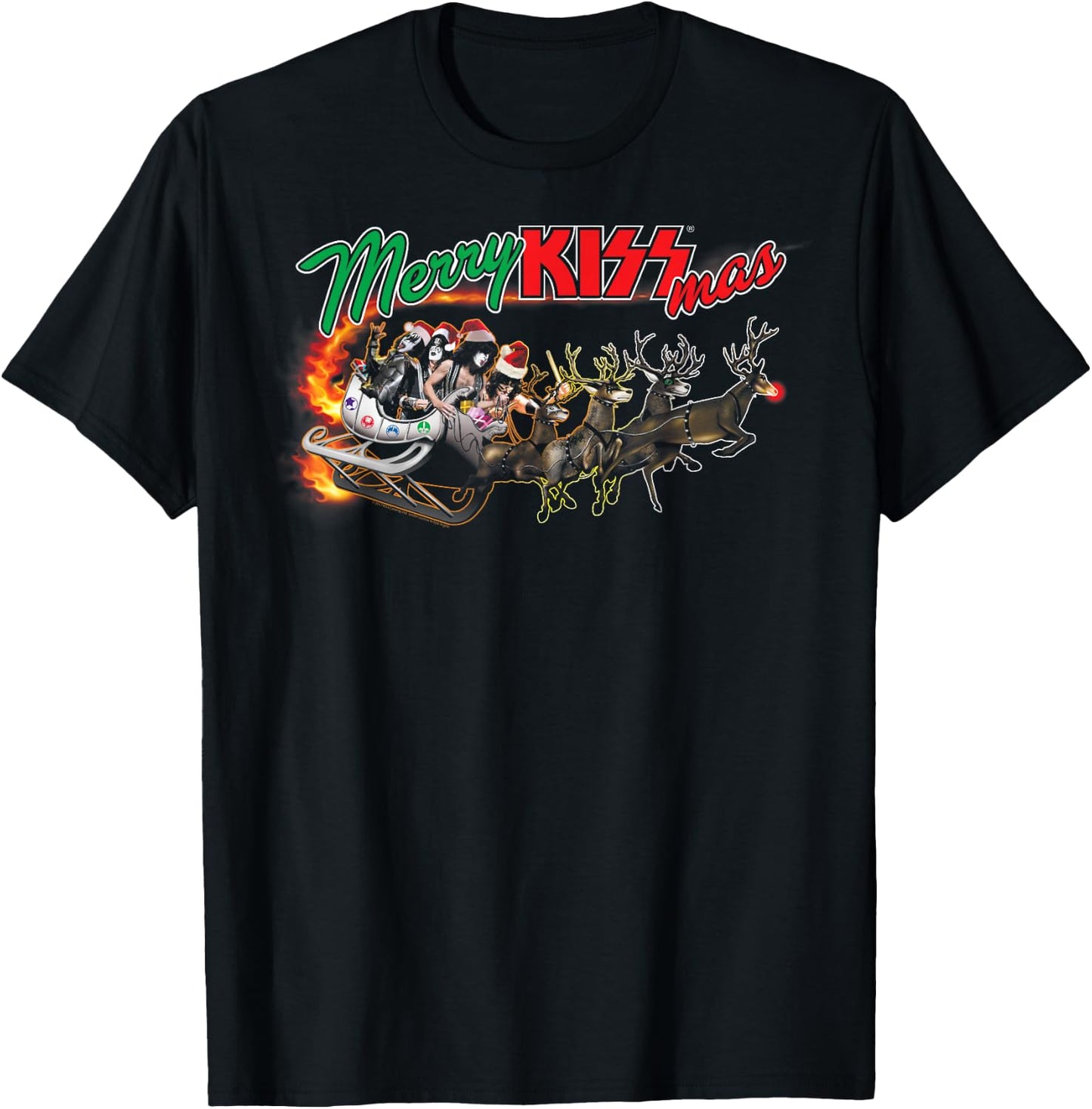 KISS - Sleigh T-Shirt - T-Shirt | Black