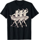 Retro Frogs Ballet Dancer Dance Women Girls Ballerina Frog T-Shirt - T-Shirt | Black