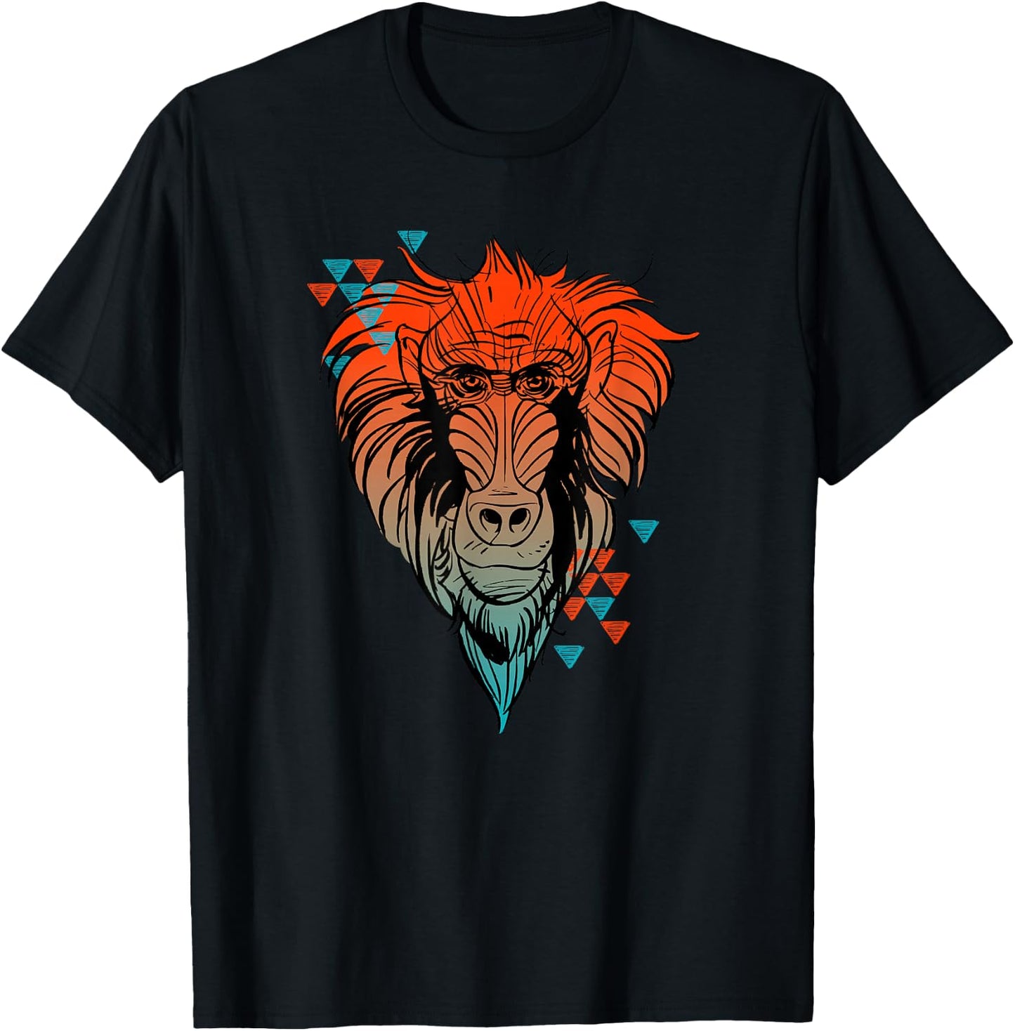 Disney The Lion King Wise Rafiki Live Action T-Shirt - T-Shirt | Black