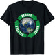 Reduce Reuse Recycle April 22 Earth Day T-Shirt - T-Shirt | Black