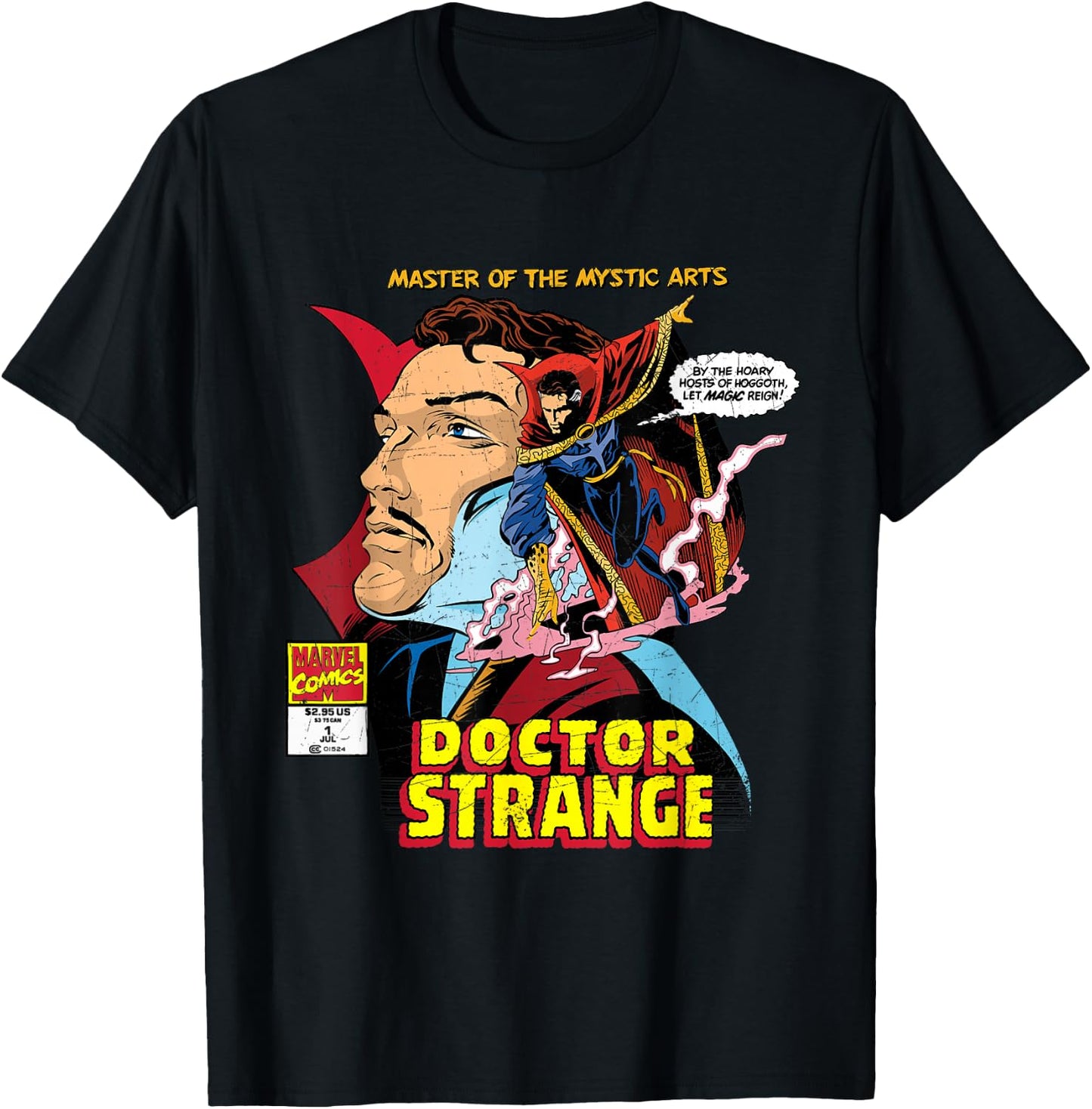 Marvel Comics Doctor Strange Master of Mystic Arts T-Shirt - T-Shirt | Black
