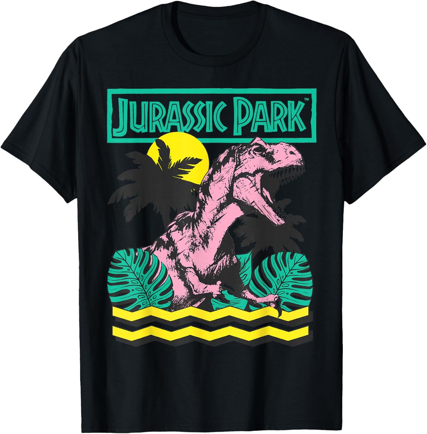Jurassic Park Vintage T-Rex Roar Retro Small T-Shirt - T-Shirt | Black