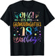 OMG It's My Granddaughter's 18th Birthday Sweet 18 Years Old T-Shirt - T-Shirt | Black