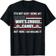 Its Not Easy Being My Wife's Cruise Candy Funny Cruise T-Shirt - T-Shirt | Black