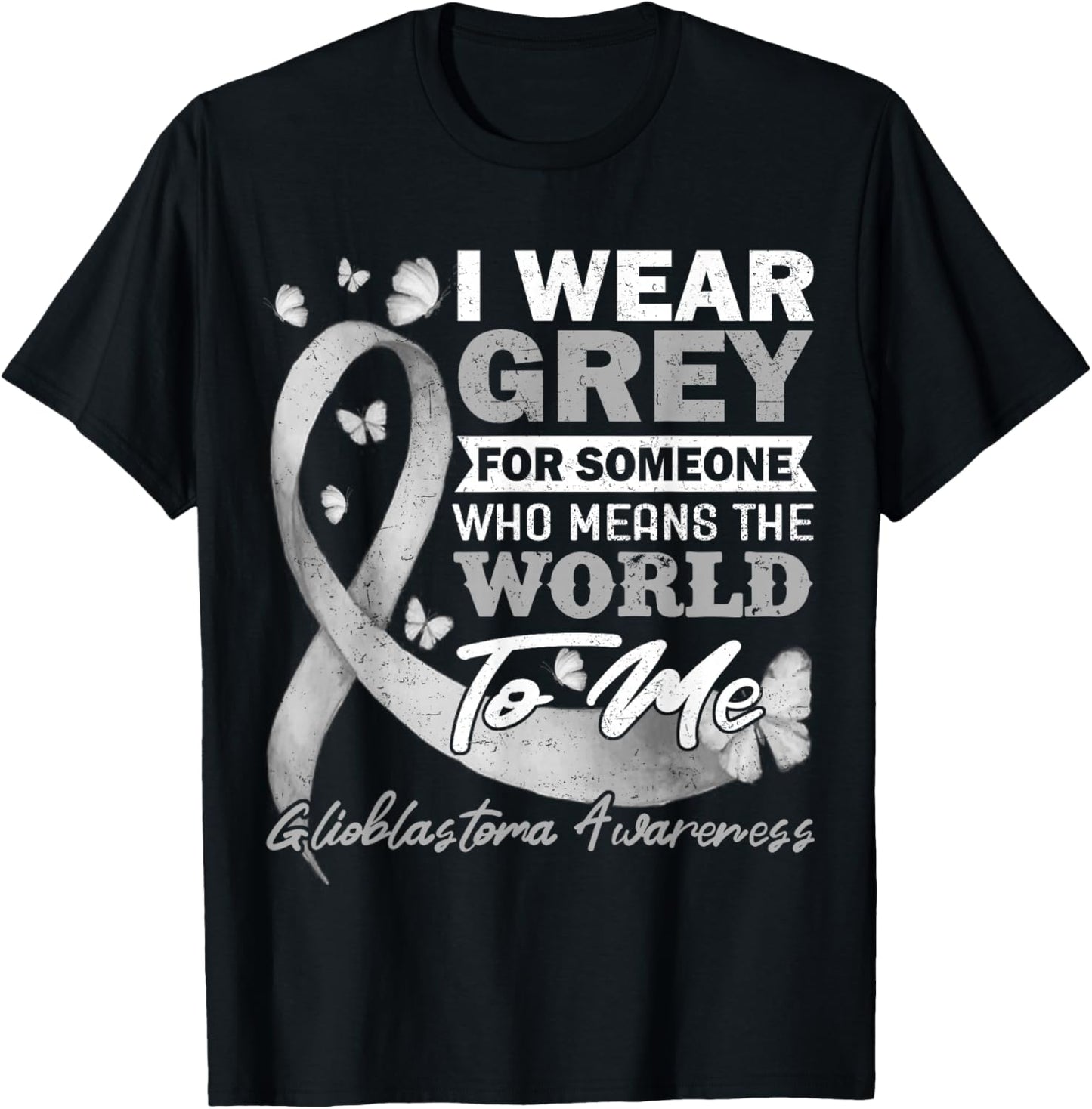 Glioblastoma Multiforme GBM Advocate Astrocytoma Brain Tumor T-Shirt - T-Shirt | Black