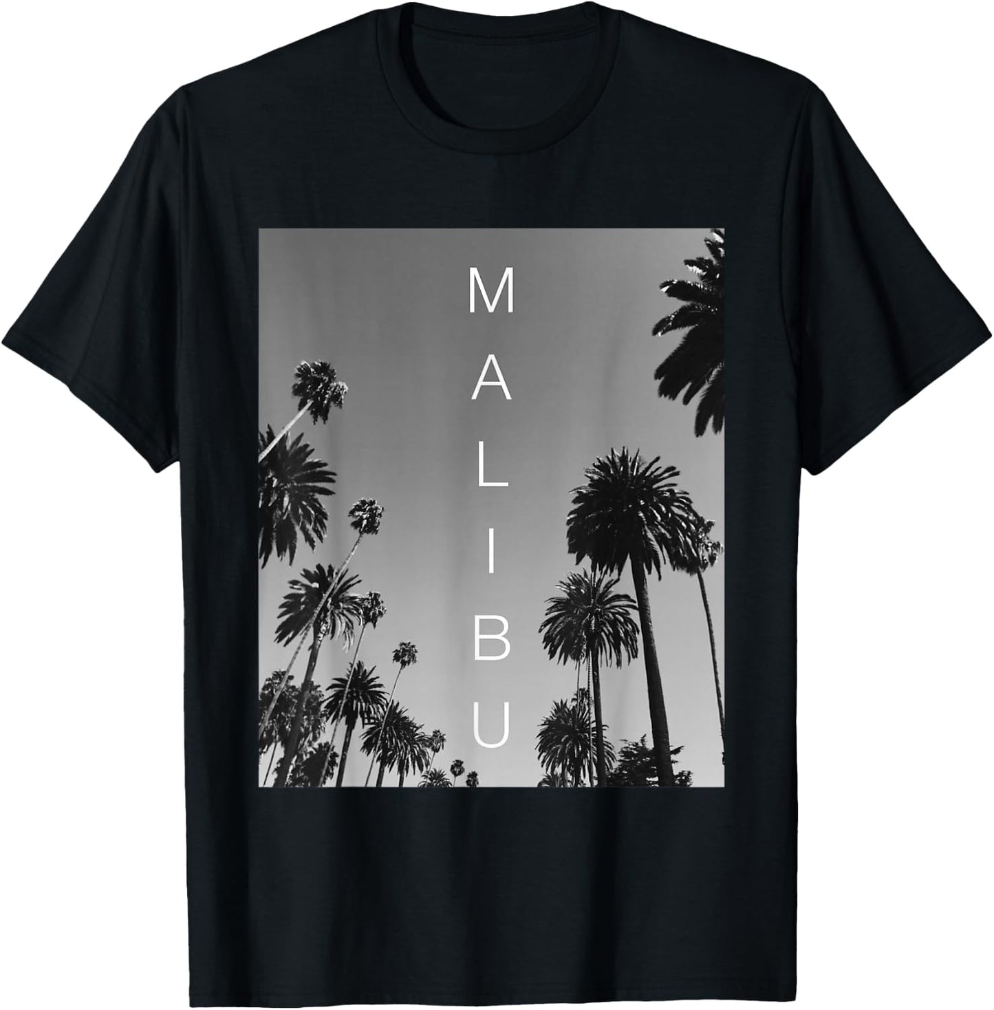 Malibu Shirts Men Women CA Malibu California Beach Souvenir T-Shirt - T-Shirt | Black