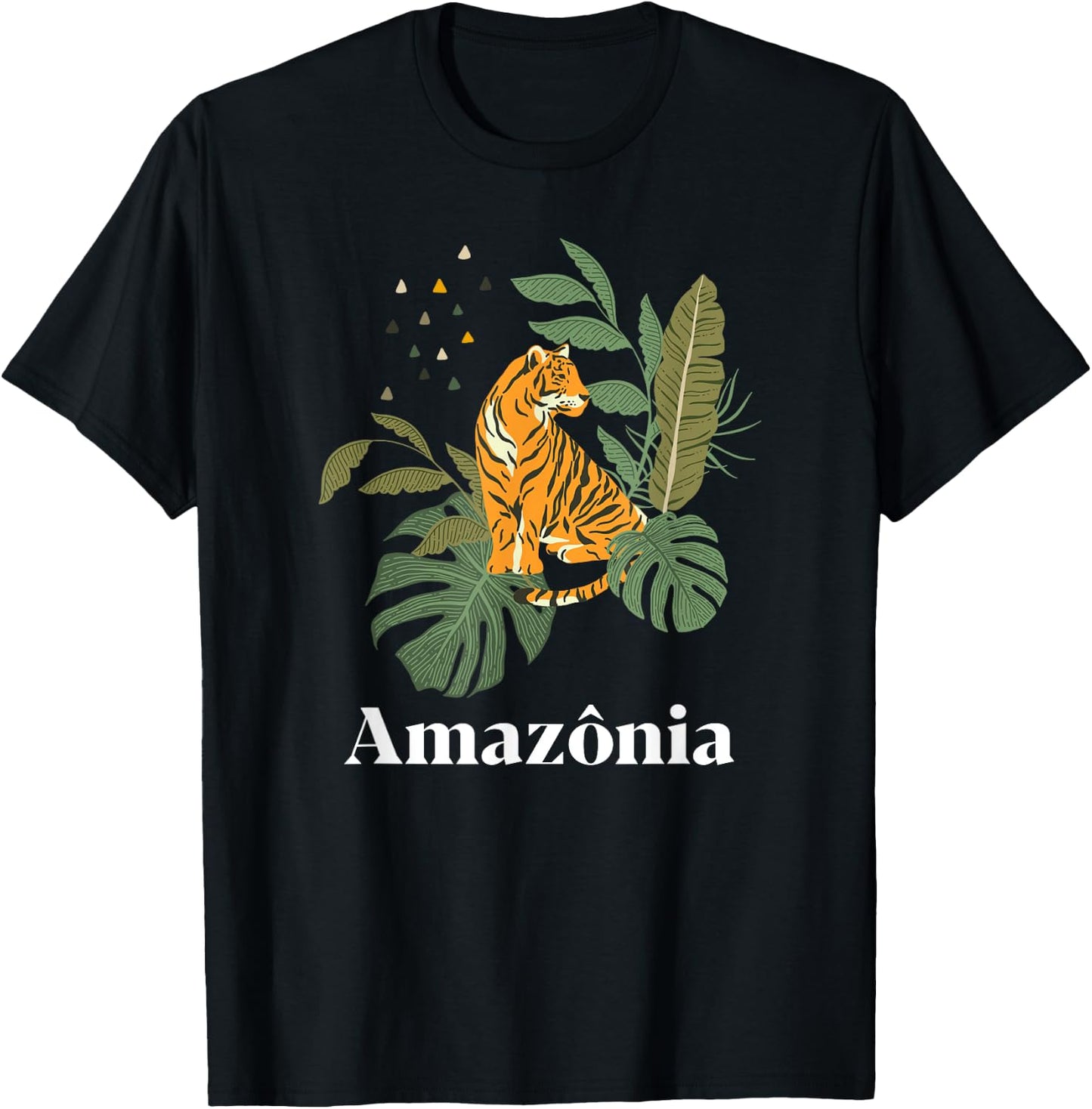 Amazonia Save The Amazon Rainforest Climate Activists Tiger T-Shirt - T-Shirt | Black