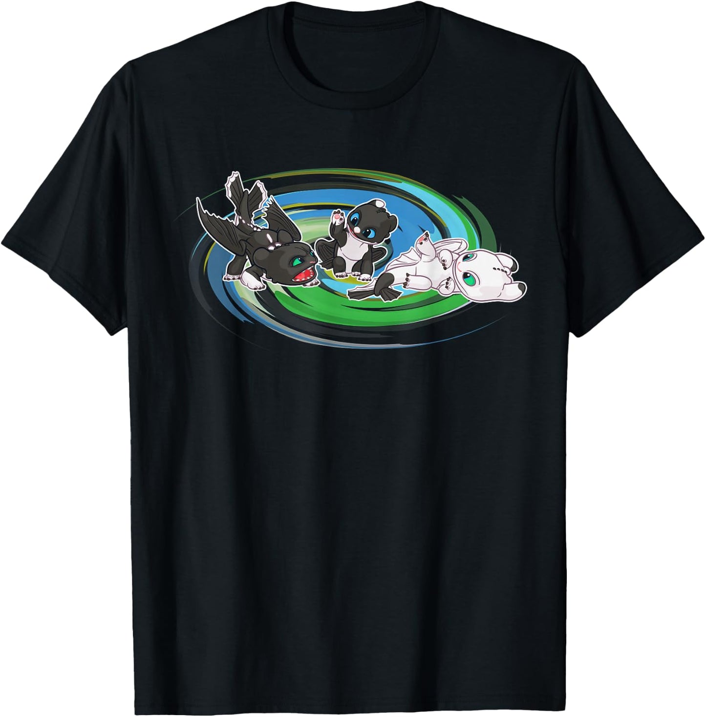 How to Train Your Dragon 3 Siblings T-Shirt - T-Shirt | Black