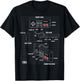 Nintendo NES Controller Parts Schematic Graphic T-Shirt - T-Shirt | Black