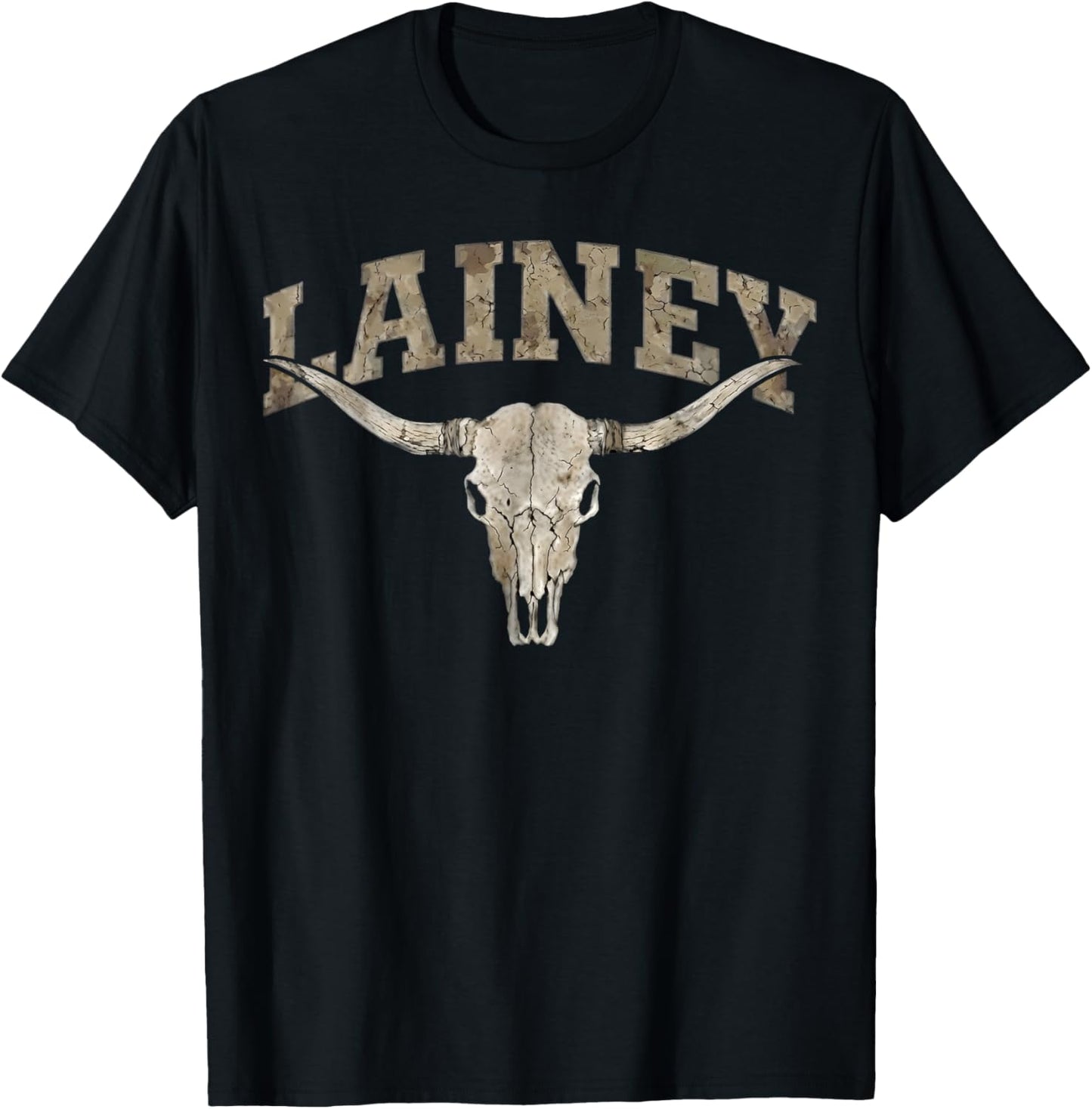 Vintage Lainey Name Retro Classic Gift Women Kid T-Shirt - T-Shirt | Black