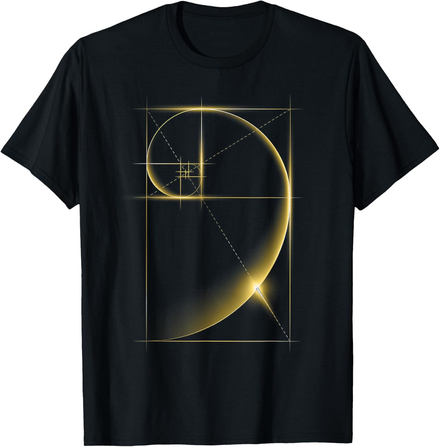 Fibonacci, Golden Ratio T-Shirt - T-Shirt | Black