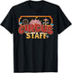 Vintage Circus Themed Birthday Party Event Circus Staff T-Shirt - T-Shirt | Black