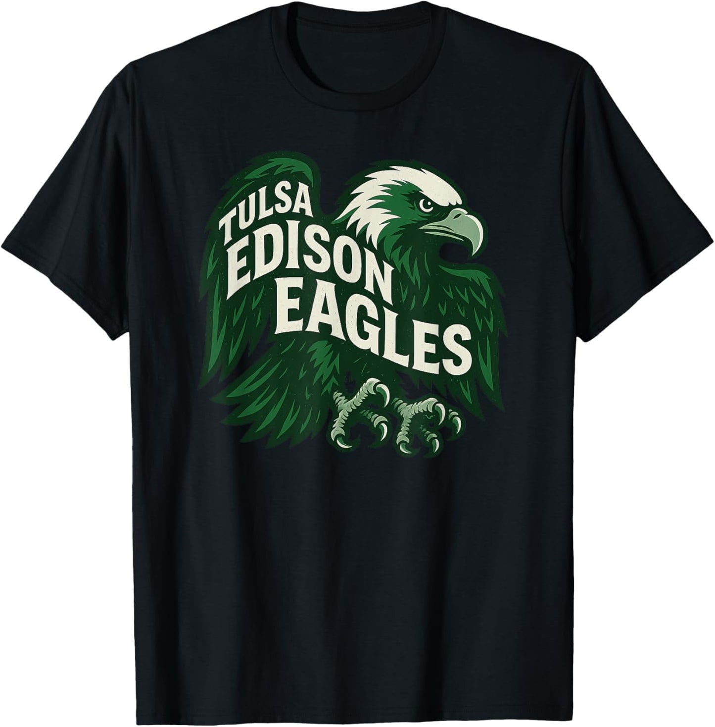 Trinity Love Clothing Co.Tulsa Edison Eagles design T-Shirt - T-Shirt | Black