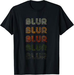 Love Heart Blur Grunge Vintage Style Black Blur T-Shirt - T-Shirt | Black