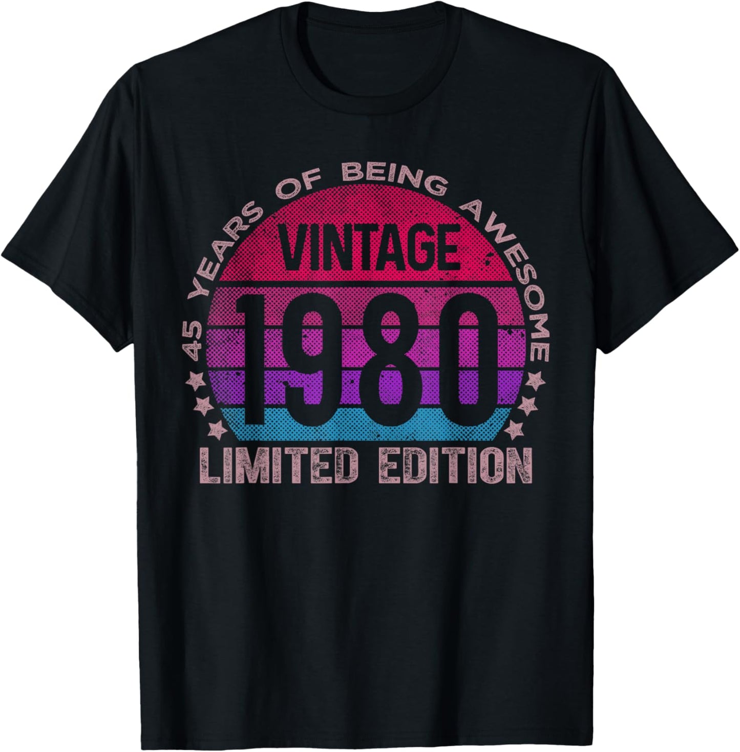 45 Year Old Gifts Limited Edition 45th Birthday Women T-Shirt - T-Shirt | Black