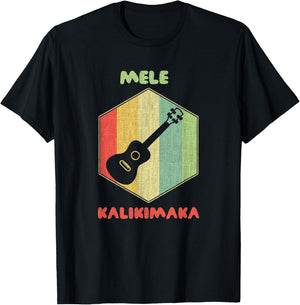 Hawaii Christmas Mele Kalikimaka Hawaiian Vintage T-Shirt - T-Shirt | Black