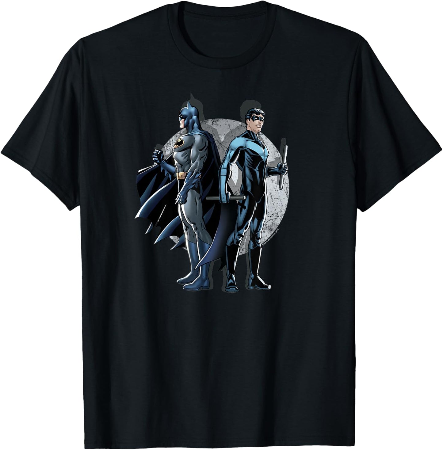 Batman and Nightwing Spotlight T-Shirt - T-Shirt | Black