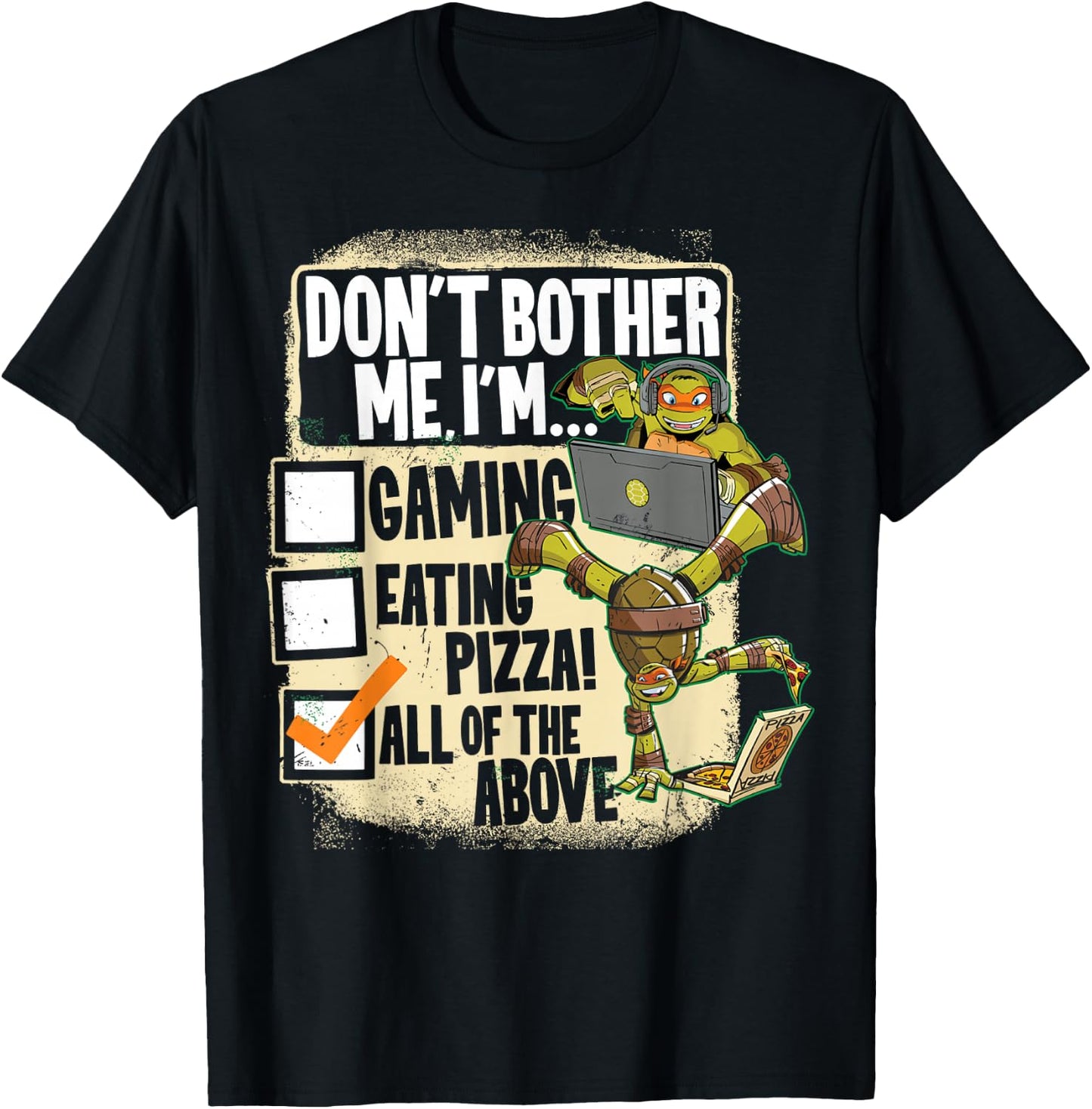 Teenage Mutant Ninja Turtles Don't Bother Me T-Shirt - T-Shirt | Black