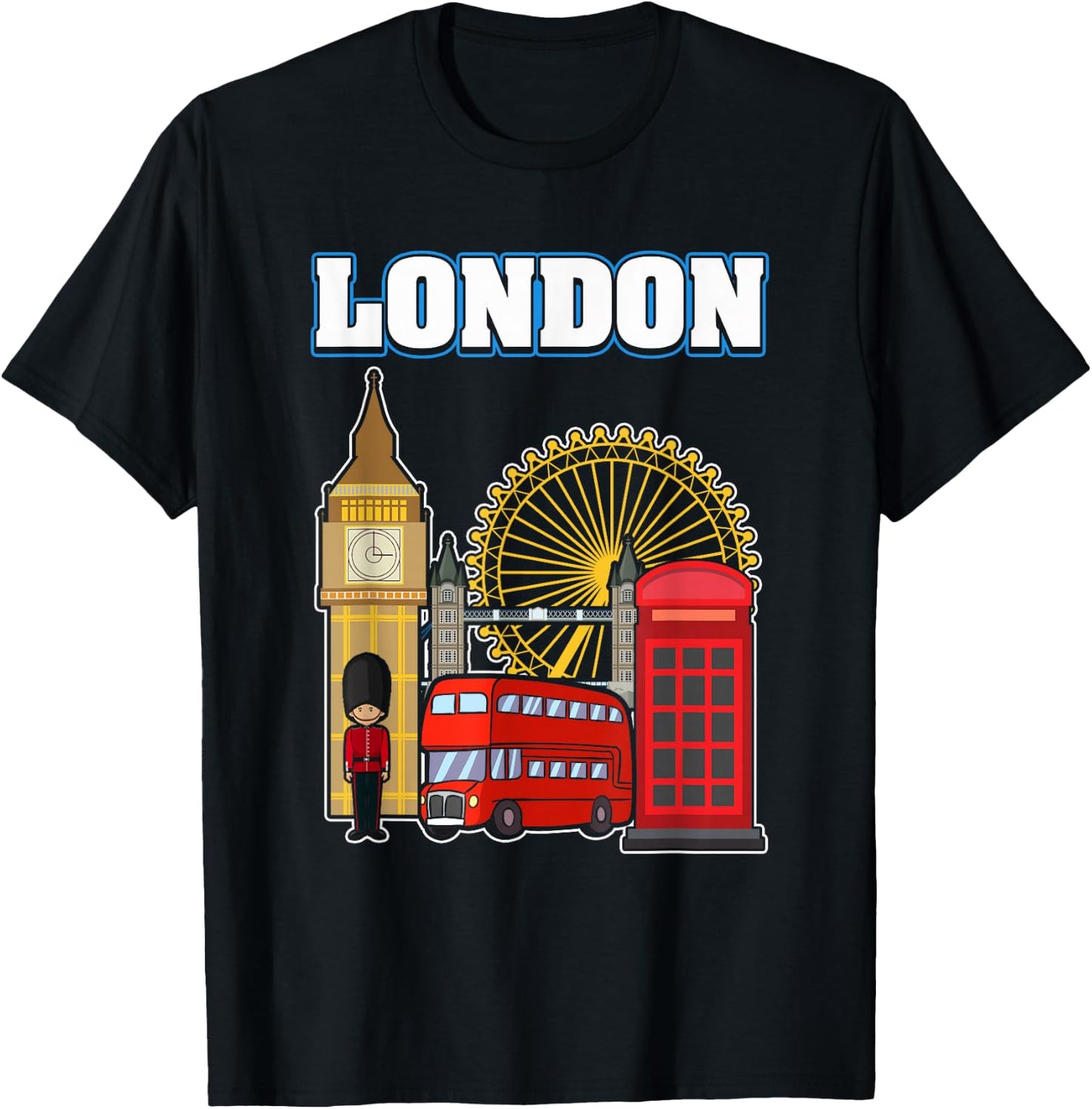 Souvenir from London , Women, Kids Small T-Shirt - T-Shirt | Black