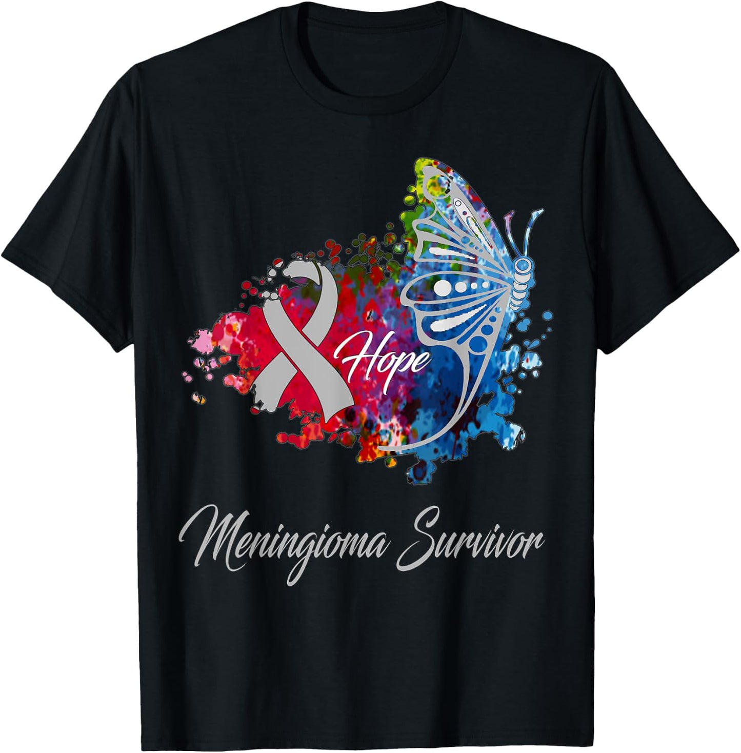 Meningioma Awareness T-Shirt - T-Shirt | Black