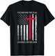 I Stand for The Flag and Kneel for The Cross USA Flag T-Shirt - T-Shirt | Black