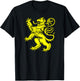 Classic Medieval Middle Ages Lion T-Shirt - T-Shirt | Black