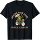 Defend Your Local Library Frog Huzzah T-Shirt - T-Shirt | Black
