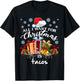 All I Want For Christmas Is Tacos Funny Mexican Food T-Shirt - T-Shirt | Black
