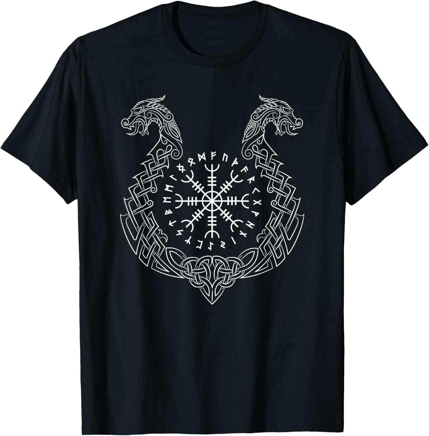 Viking Helm of Awe T-Shirt - T-Shirt | Black