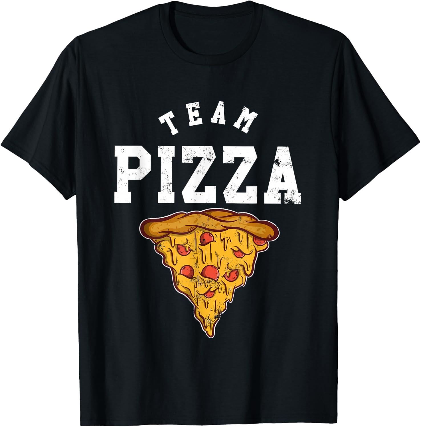 Team Pizza T-Shirt - T-Shirt | Black