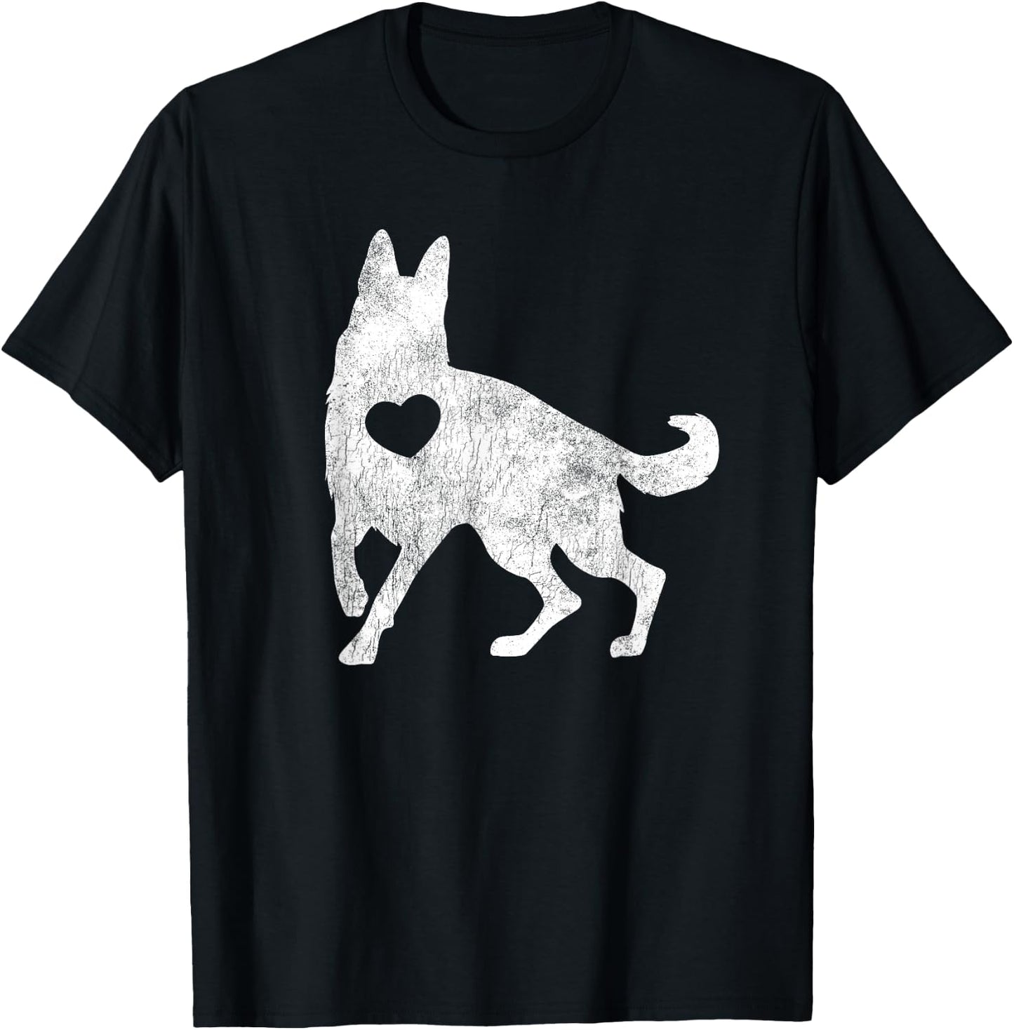 I Love My German Shepherd Shirt German Shepherd Lover Gifts T-Shirt - T-Shirt | Black
