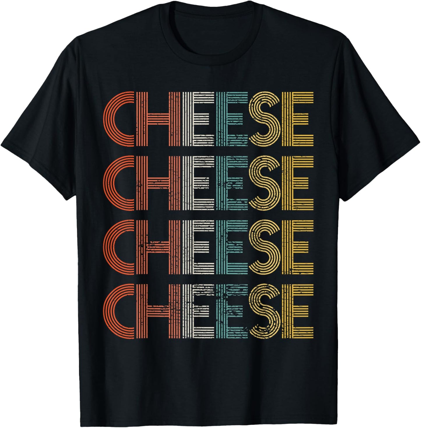 Vintage Cheese T-Shirt - T-Shirt | Black