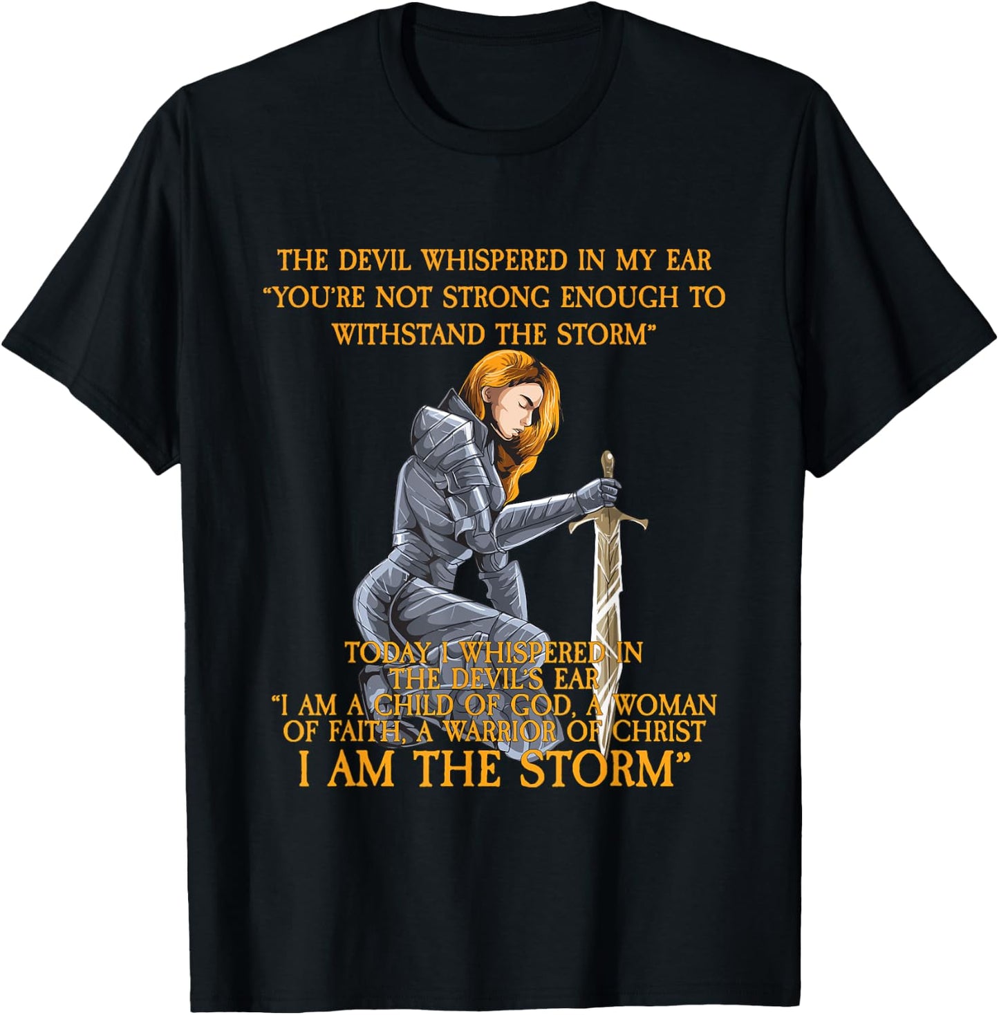 I Am The Storm T-Shirt - T-Shirt | Black
