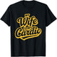 My Wife Is My Cardio Workout Gym Funny Husband And Wife T-Shirt - T-Shirt | Black
