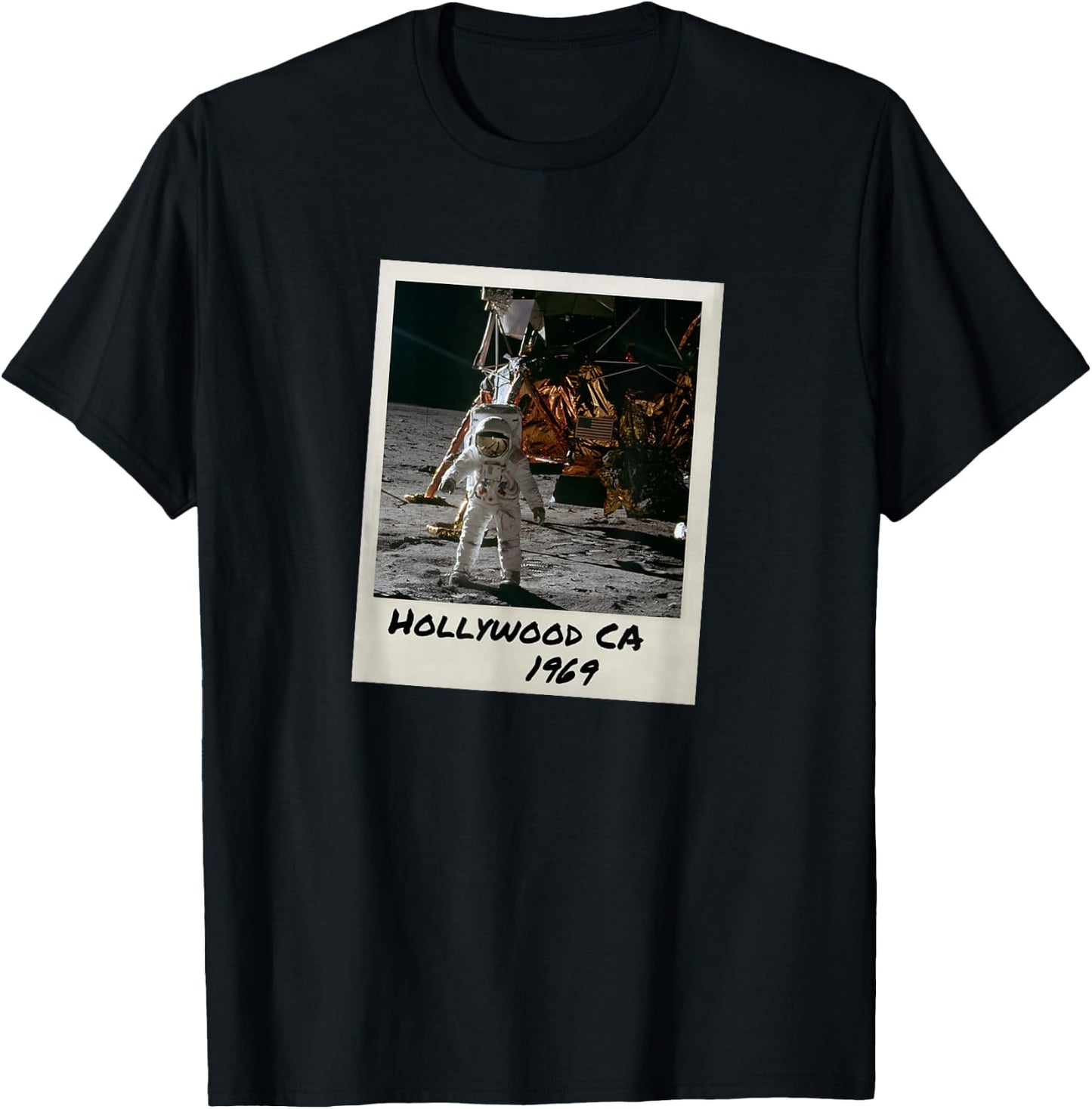 Fake Moon Landing Hoax Conspiracy Theory Fun Gift T-Shirt - T-Shirt | Black