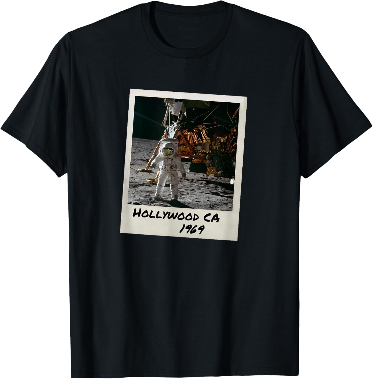 Fake Moon Landing Hoax Conspiracy Theory Fun Gift T-Shirt - T-Shirt | Black