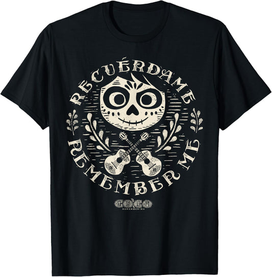 Disney Pixar Coco Miguel Remember Me Graphic T-Shirt - T-Shirt | Black