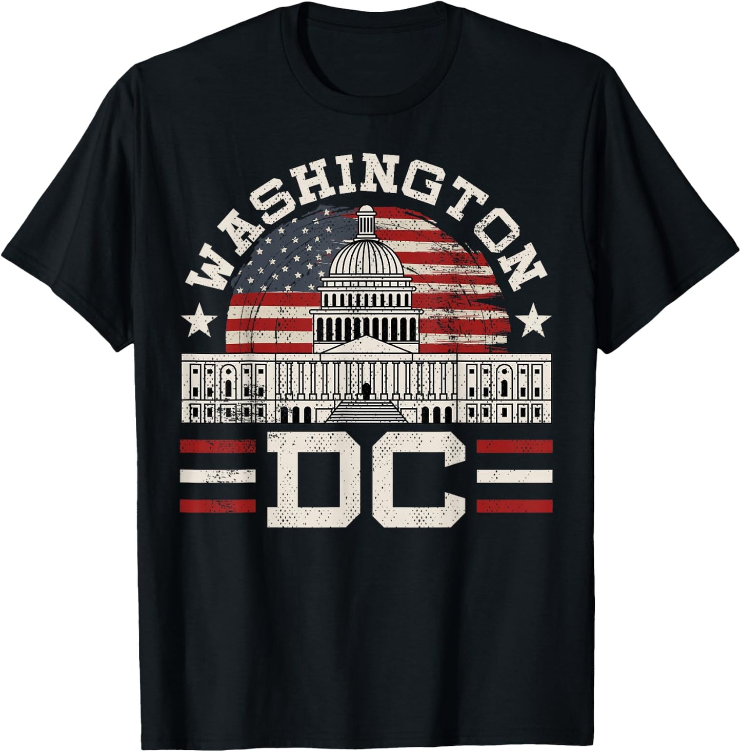 Love Washington DC USA Gift Design Idea Small T-Shirt - T-Shirt | Black