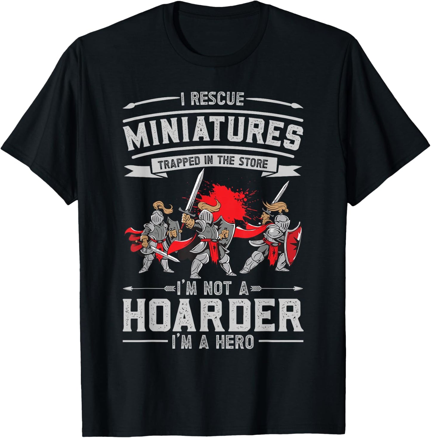 Miniature Painting T-Shirt - T-Shirt | Black